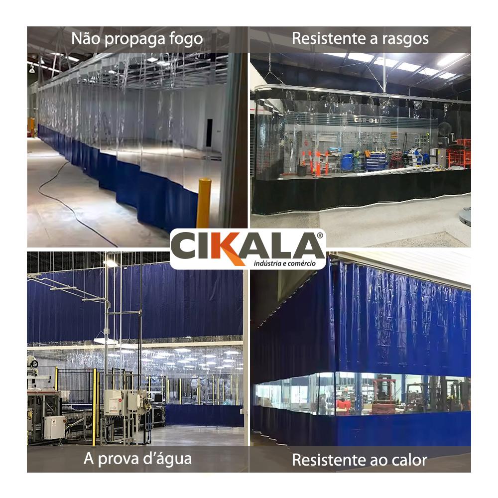 Cortina Industrial Cabine Pintura Solda 3x2 M Oficina Carros