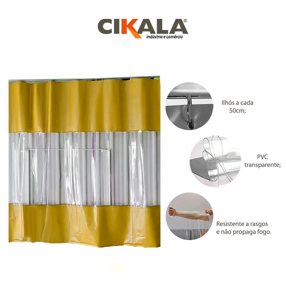 Cortina Industrial Cabine Pintura Solda 3x2 M Oficina Carros
